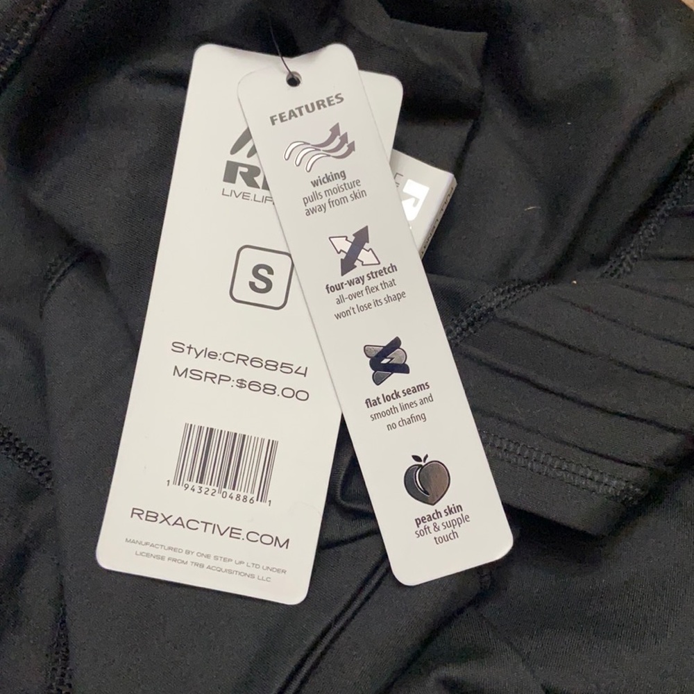 NWT RBX high waist active bottom - Picture 7 of 7